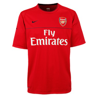 Nike Arsenal Training Top - True Red/Dark Obsidian.