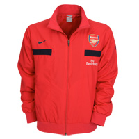 Arsenal Woven Warm Up Jacket - Red/Dark Obsidian.