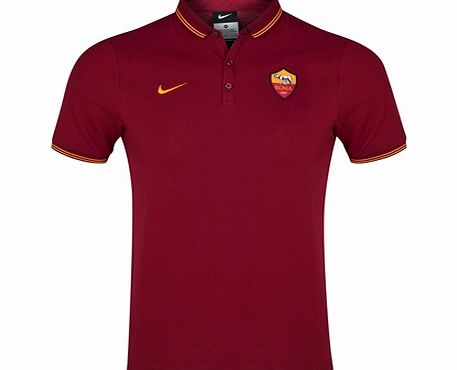 Nike AS Roma Authentic League Polo Red 631418-677