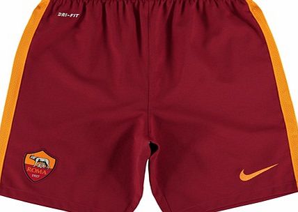 Nike AS Roma Away Shorts 2015/16 - Kids Red 659103-677