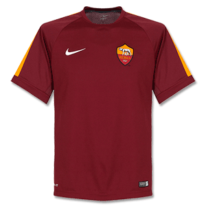 AS Roma Boys Training Shirt - Maroon 2014 2015