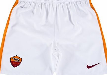 Nike AS Roma Home Shorts 2015/16 - Kids White