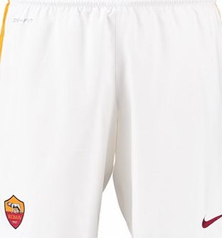 Nike AS Roma Home Shorts 2015/16 White 658910-105