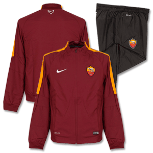 Nike AS Roma Kids Training Suit - Maroon/Black 2014