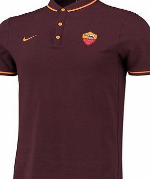 Nike AS Roma League Authentic Polo Dk Brown 694601-201
