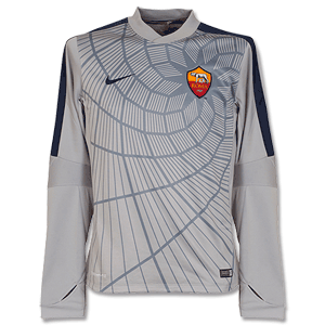 Nike AS Roma Thermal Training Top - Silver/Navy 2014