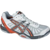 Nike ASICS Gel-Resolution 2 Mens Tennis Shoes , UK6.5, WHITE/RAIN/SUN
