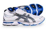 Nike Asics Gel Stratus 2 Running Trainers - White / Blue - SIZE UK 10