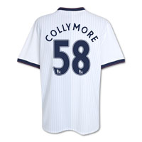 Nike Aston Villa Away Shirt 2009/10 with Collymore 58