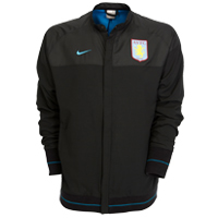 Nike Aston Villa Line Up Jacket - Black/Laser Blue.
