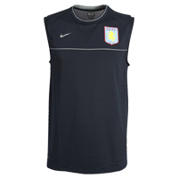 Aston Villa Training Top - Dark Obsidian/Silver