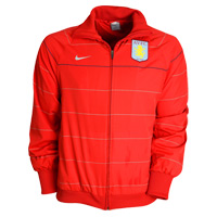Nike Aston Villa Warm Up Jacket - Sport Red/Silver.