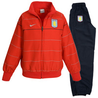 Nike Aston Villa Woven Tracksuit - Sport Red- Kids.