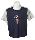 Nike Athletic Dept Poly T/Shirt Navy Size Small