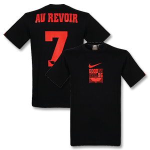 Nike Au Revoir Cantona 96 Devil T-shirt - Black/Red