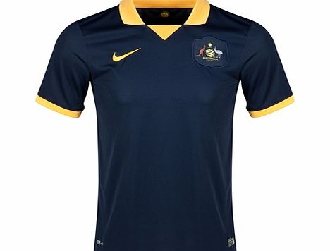 Nike Australia Away Shirt 2014 Navy 578177-451