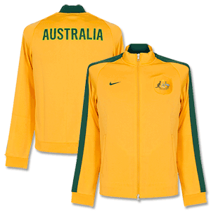 Nike Australia Yellow Authentic N98 Jacket 2014 2015