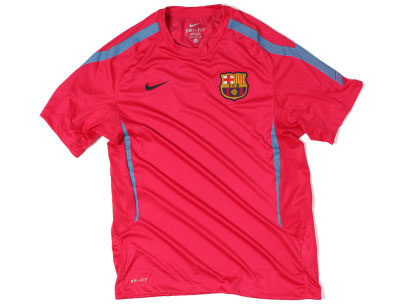Nike Barcelona 2010/11 Players Training T-Shirt Volt