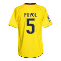 Nike Barcelona Away Shirt 2008/09 with Puyol 5