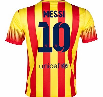 Nike Barcelona Away Shirt 2013/14 - Kids with Messi