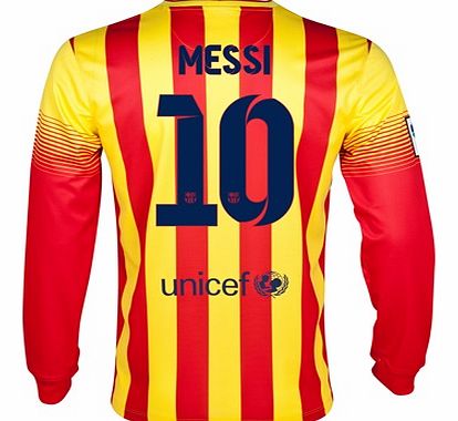 Nike Barcelona Away Shirt 2013/14 - Long Sleeved with