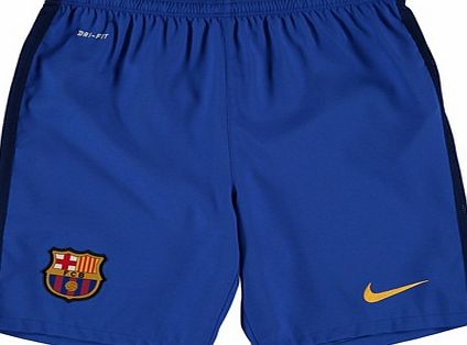 Nike Barcelona Away Shorts 2015/16 - Kids Lt Blue
