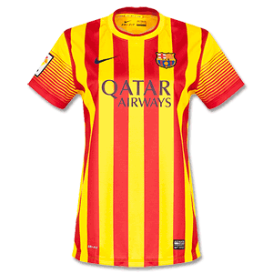 Nike Barcelona Away Womens Shirt 2013 2014