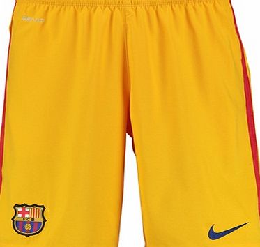 Nike Barcelona Change Goalkeeper Shorts 2015/16 Gold