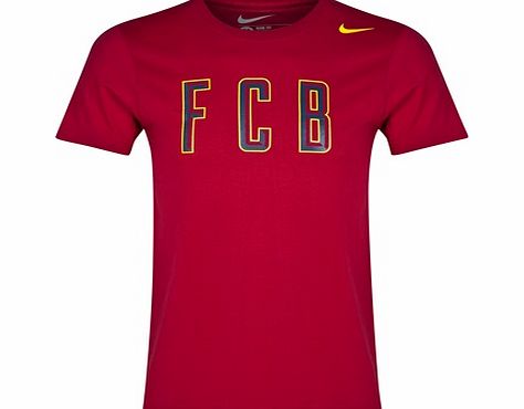 Nike Barcelona Core Plus T-Shirt Red 656528-620