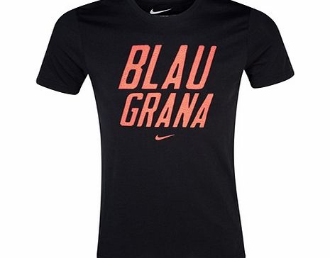 Nike Barcelona Core Type T-Shirt Black 576428-010
