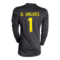 Nike Barcelona Goalkeeper Shirt 2008/09 with V.Valdes