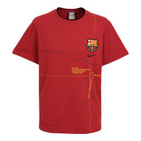 Nike Barcelona Graphic Map T-Shirt.