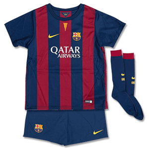 Nike Barcelona Home Little Boys Kit 2014 2015