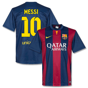 Barcelona Home Messi 10 Supporter Boys Shirt