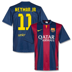 Nike Barcelona Home Neymar Jr 11 Supporters Boys