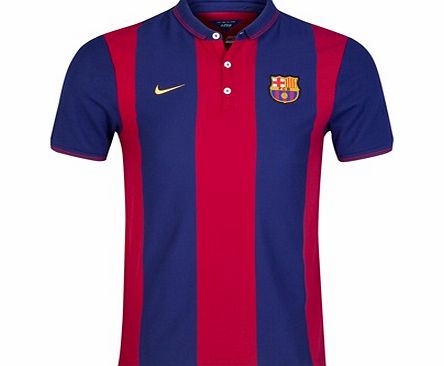 Nike Barcelona League Authentic Polo Blue 618607-421