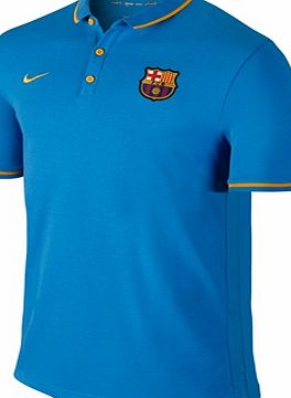 Nike Barcelona League Authentic Polo Lt Blue 666656-435
