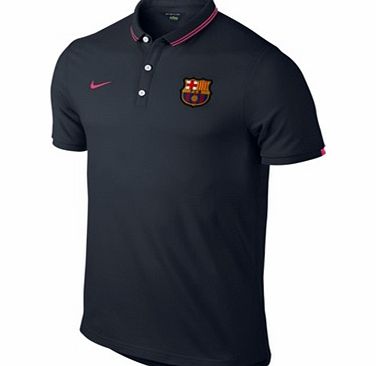 Nike Barcelona League Authentic Polo Navy 607638-475