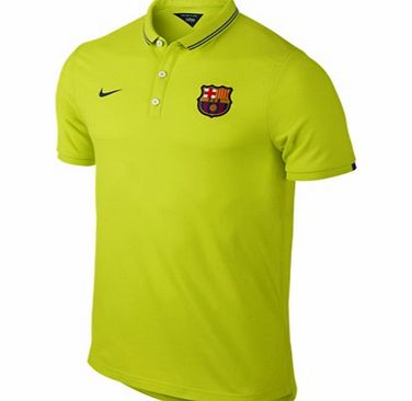 Nike Barcelona League Authentic Polo Yellow 607638-382