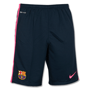 Barcelona Longer Knit Shorts - Black 2014 2015
