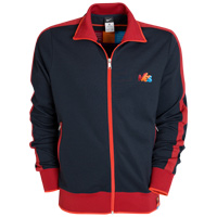 Nike Barcelona MES Jacket - Dark Obsidian/Red.