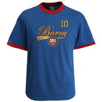 Nike Barcelona Ronaldinho T Shirt - Atlantic