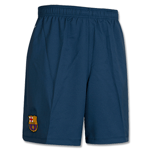 Barcelona Squad Navy Woven Shorts 2013 2014