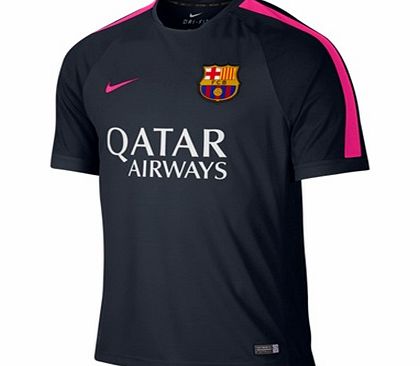 Nike Barcelona Squad Short Sleeve Training Top - Kids