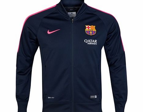 Nike Barcelona Squad Sideline Knit Jacket Navy