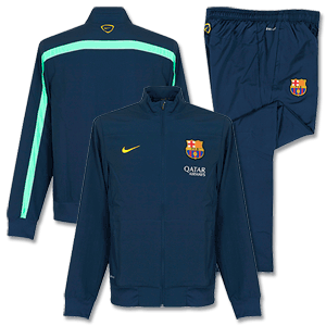 Nike Barcelona Squad Sideline Woven Warm Up Suit 2013