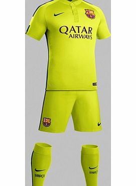 Nike Barcelona Third Kit 2014/15 - Infants Yellow