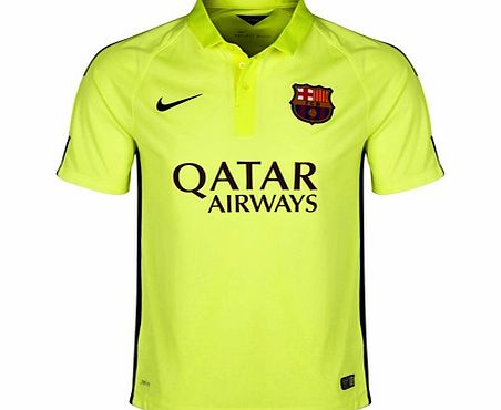 Nike Barcelona Third Shirt 2014/15 Yellow 631192-711