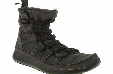 Nike Black Roshe Run Hi Sneakerboot Trainers