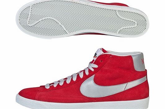 Nike Blazer Mid Prm Vintage Suede Red 538282-603